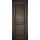 Межкомнатная дверь ОКА из массива ольхи ВАЛЕНСИЯ ПГ эйвори блэк