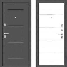 Входная дверь elPORTA Porta R 104.П50 (IMP-6) Антик Серебро/Super White
