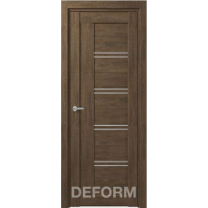 Межкомнатная дверь Экошпон DEFORM D18 дуб шале корица