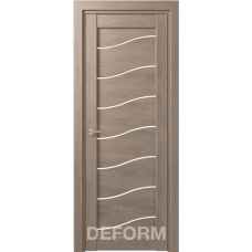 Межкомнатная дверь Экошпон DEFORM D2 дуб шале седой