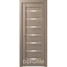 Межкомнатная дверь Экошпон DEFORM D3 дуб шале седой