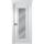 Межкомнатная дверь МДФ Belwooddoors ПАЛАЦЦО 1 ПГ белое с зеркалом, эмаль