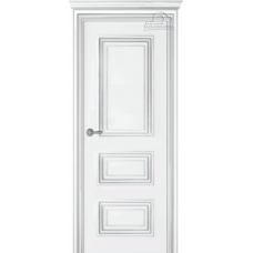 Межкомнатная дверь МДФ Belwooddoors ПАЛАЦЦО 3/1 ПГ белое, эмаль