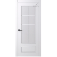 Межкомнатная дверь МДФ Belwooddoors ЛАМИРА 1 ПО белое ст Мателюкс белое, эмаль