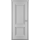 Межкомнатная дверь Шпон Исток Дорс БЕРГАМО 4 ПГ светло-серая, эмаль