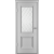 Межкомнатная дверь Шпон Исток Дорс БЕРГАМО 4 ПО ст. 15 светло-серая, эмаль