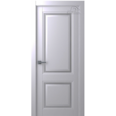 Межкомнатная дверь Шпон Belwooddoors АУРУМ 2 ПО светло-серое, эмаль