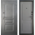 Металлическая входная дверь Промет АРКТИК Классика (ТЕРМОРАЗРЫВ) графит нубук