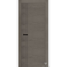 Межкомнатная дверь Шпон Porte Vista Лайт с фрезеровкой Капучино, эмаль
