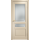 Межкомнатная дверь ПМЦ Мадера Mix Ольха-85 RAL 1015 стекло