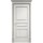 Межкомнатная дверь ПМЦ Мадера Дуб-5 белый грунт патина серебро