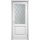 Межкомнатная дверь ПМЦ Мадера Ольха-13 белая эмаль стекло