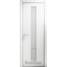 Межкомнатная дверь МДФ НьюДор 13 ПО (белая), эмаль