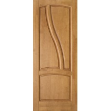 Межкомнатная дверь из массива сосны Vi Lario Rafael ДГ орех