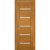 Межкомнатная дверь из массива сосны  Vi Lario Vega 5 ЧО орех светлый